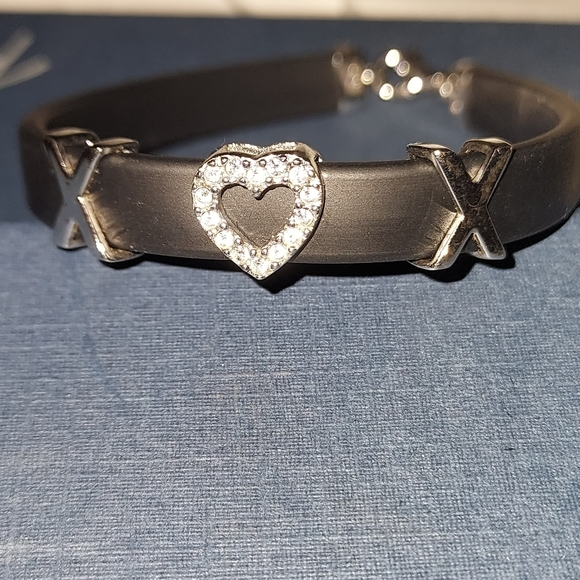 Braclet with cubic zirconia heart - Picture 1 of 5